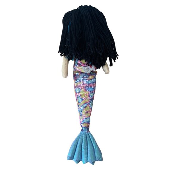 Aurora Sea Sparkle Morgana Mermaid Doll Plush Colorful Sequined Tail 17 Inch - Picture 2 of 7